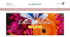 Desktop Screenshot of pondviewflorist.com